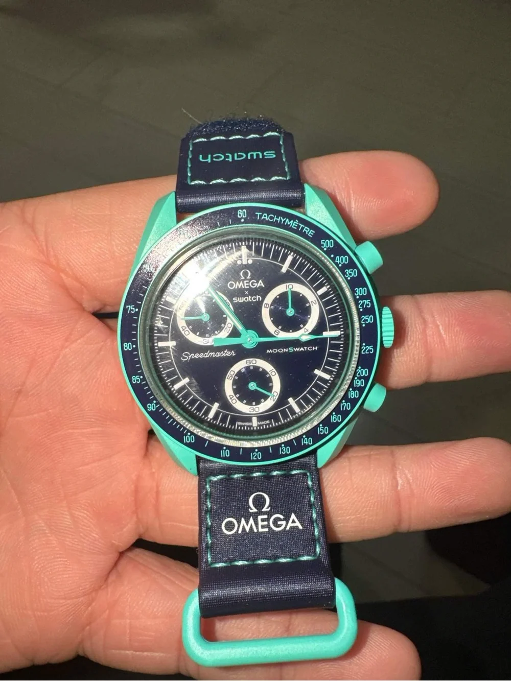 OMEGA X SWATCH MoonSwatch Mission on Earth Polar Lights SO33L103